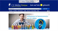 Desktop Screenshot of cfmueller-campus.de