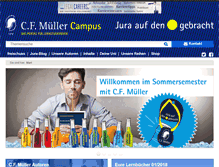Tablet Screenshot of cfmueller-campus.de